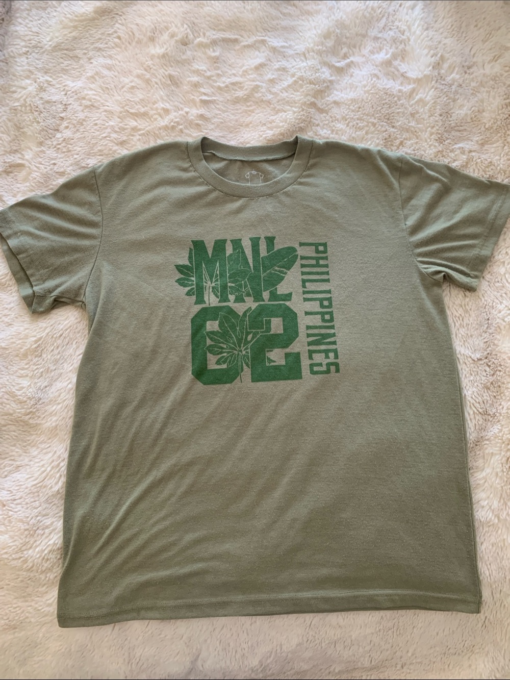 Manila 02 Green 'Philippines' Graphic Short-Sleeve Tee